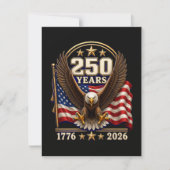 アメリカ独立250周年 招待状 (正面)