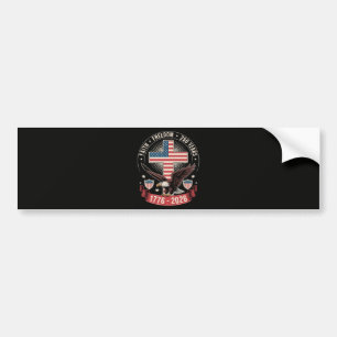 アメリカ独立250周年 祝祭 独立記念日 バンパーステッカー
