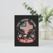 アメリカ独立250周年 祝祭 独立記念日 招待状 (スタンド正面)