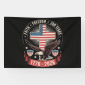 アメリカ独立250周年 祝祭 独立記念日 横断幕 (横)