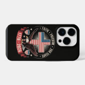 アメリカ独立250周年 祝祭 独立記念日 iPhoneケース (裏面横)