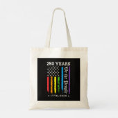 アメリカ独立250周年 米国LGBTプロ トートバッグ (裏面)