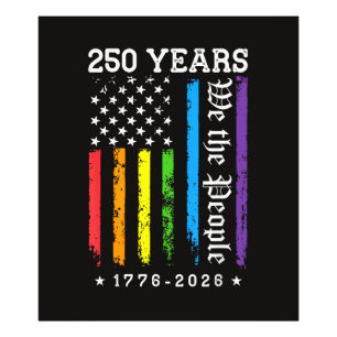 アメリカ独立250周年 米国LGBTプロ フォトプリント