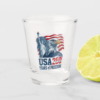 アメリカ独立250周年 自由と鷲 ショットグラス