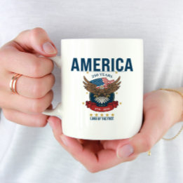 アメリカ独立250周年 | 自由の国を愛する気持ち コーヒーマグカップ