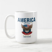 アメリカ独立250周年 | 自由の国を愛する気持ち コーヒーマグカップ (左)