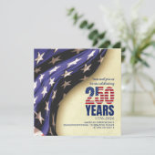 アメリカ独立250周年 誕生日 招待状 (スタンド正面)