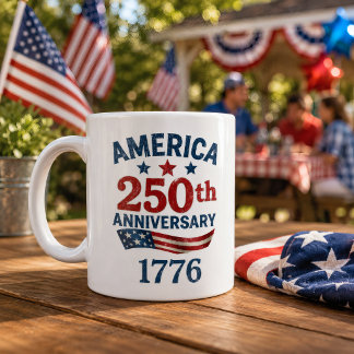 アメリカ独立250周年 1776 記念グッズ コーヒーマグカップ