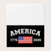 アメリカ独立250周年 1776 2026 (外部フラット)