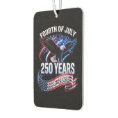 アメリカ独立250周年 1776-2026 アメリカ愛国 カーエアーフレッシュナー (左)