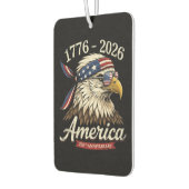 アメリカ独立250周年 1776 2026 イーグル ヴィンテージ カーエアーフレッシュナー (左)