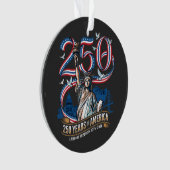 アメリカ独立250周年 1776 2026 オーナメント (正面)
