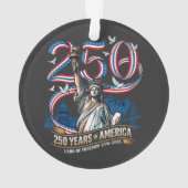 アメリカ独立250周年 1776 2026 オーナメント (裏面)