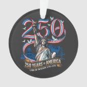 アメリカ独立250周年 1776 2026 オーナメント (正面)