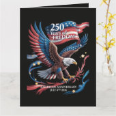 アメリカ独立250周年 1776-2026 カード (黄色い花)