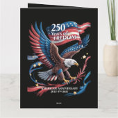 アメリカ独立250周年 1776-2026 カード (裏面)