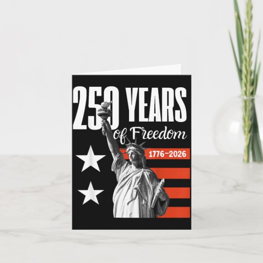 アメリカ独立250周年 1776-2026 カード (正面)