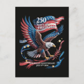 アメリカ独立250周年 1776-2026 シーズンポストカード (正面)