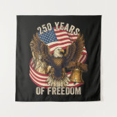 アメリカ独立250周年 1776-2026 タペストリー (正面)