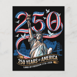 アメリカ独立250周年 1776 2026 チラシ