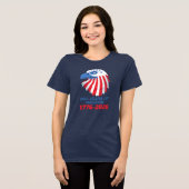 アメリカ独立250周年 1776-2026 トライブレンドＴシャツ (正面全面)