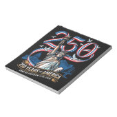 アメリカ独立250周年 1776 2026 ノートパッド (回転)