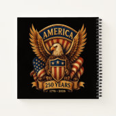 アメリカ独立250周年 1776-2026 ノートブック (裏面)