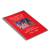 アメリカ独立250周年 1776-2026 ノートブック (右側)