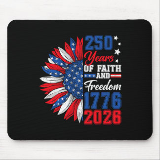 アメリカ独立250周年 1776 2026 マウスパッド