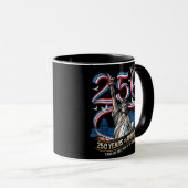 アメリカ独立250周年 1776 2026 マグカップ (正面右)