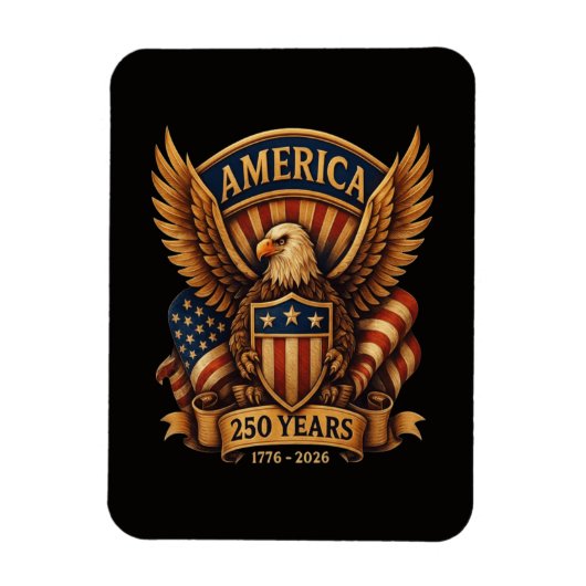 アメリカ独立250周年 1776-2026 マグネット (縦)