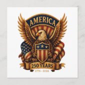 アメリカ独立250周年 1776-2026 メニュー (正面)