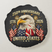 アメリカ独立250周年 1776-2026 ラウンドクッション (裏面)