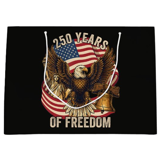 アメリカ独立250周年 1776-2026 ラージペーパーバッグ (正面)