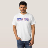 アメリカ独立250周年 1776-2026 愛国 アメリカン Tシャツ (正面フル)