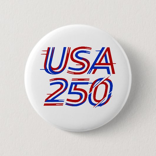 アメリカ独立250周年 1776-2026 愛国 アメリカ 缶バッジ (正面)
