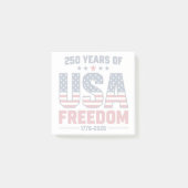 アメリカ独立250周年 1776 2026 愛国 ポストイット (正面)