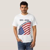 アメリカ独立250周年 1776-2026 愛国 Tシャツ (正面フル)