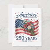 アメリカ独立250周年 1776 2026 招待状 (裏面)