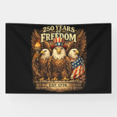 アメリカ独立250周年 1776-2026 横断幕 (横)