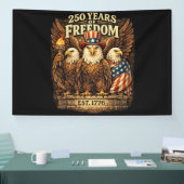 アメリカ独立250周年 1776-2026 横断幕 (トレードショー)