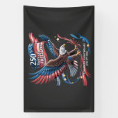 アメリカ独立250周年 1776-2026 横断幕 (縦)