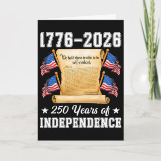 アメリカ独立250周年 1776 2026 米国 カード