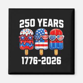アメリカ独立250周年 1776 2026 250th USA 学生 男子 マグネット