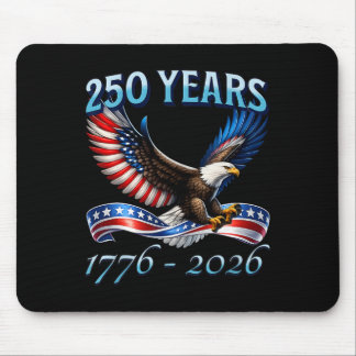 アメリカ独立250周年 1776-2026 7月4日 マウスパッド