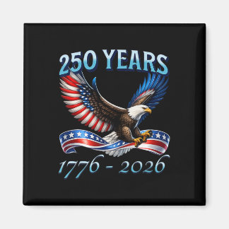 アメリカ独立250周年 1776-2026 7月4日 マグネット
