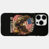 アメリカ独立250周年 1776-2026 Case-Mate iPhoneケース (裏面 (横))