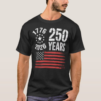 アメリカ独立250周年 1776-2026 Tシャツ