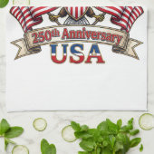 アメリカ独立250周年 4th+of+July 記念 1 キッチンタオル (折り畳み)