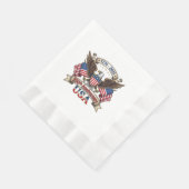 アメリカ独立250周年 4th+of+July 記念 1 縁ありランチョンナプキン (角)